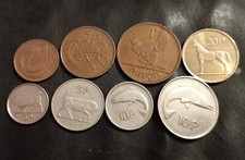  Irish/ Ireland X8 Coins From