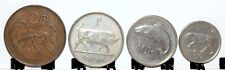 4 ASSORTED IRISH COINS.